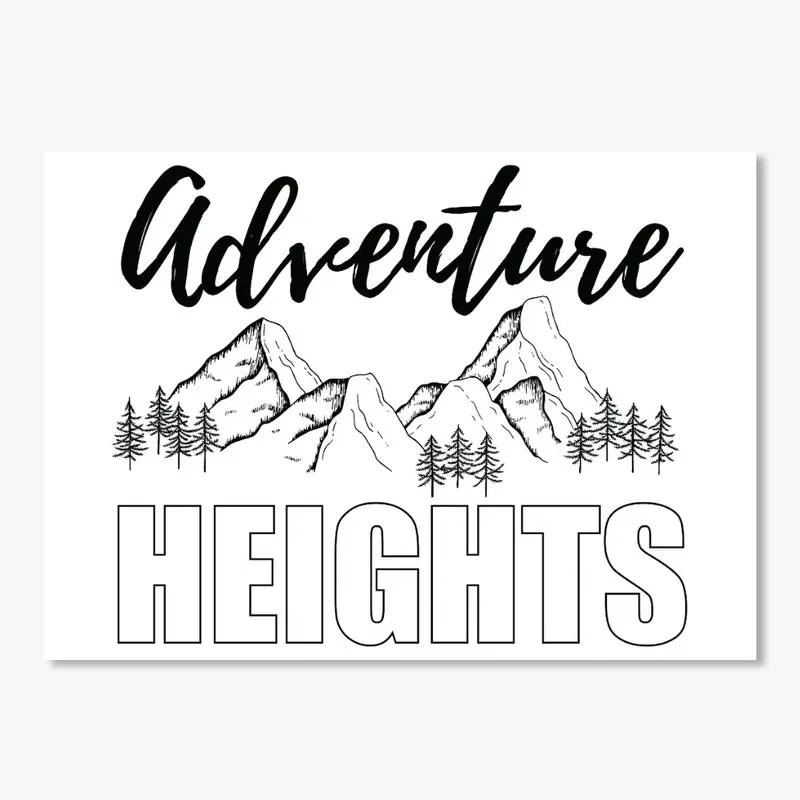 Adventure Heights (Black Design)